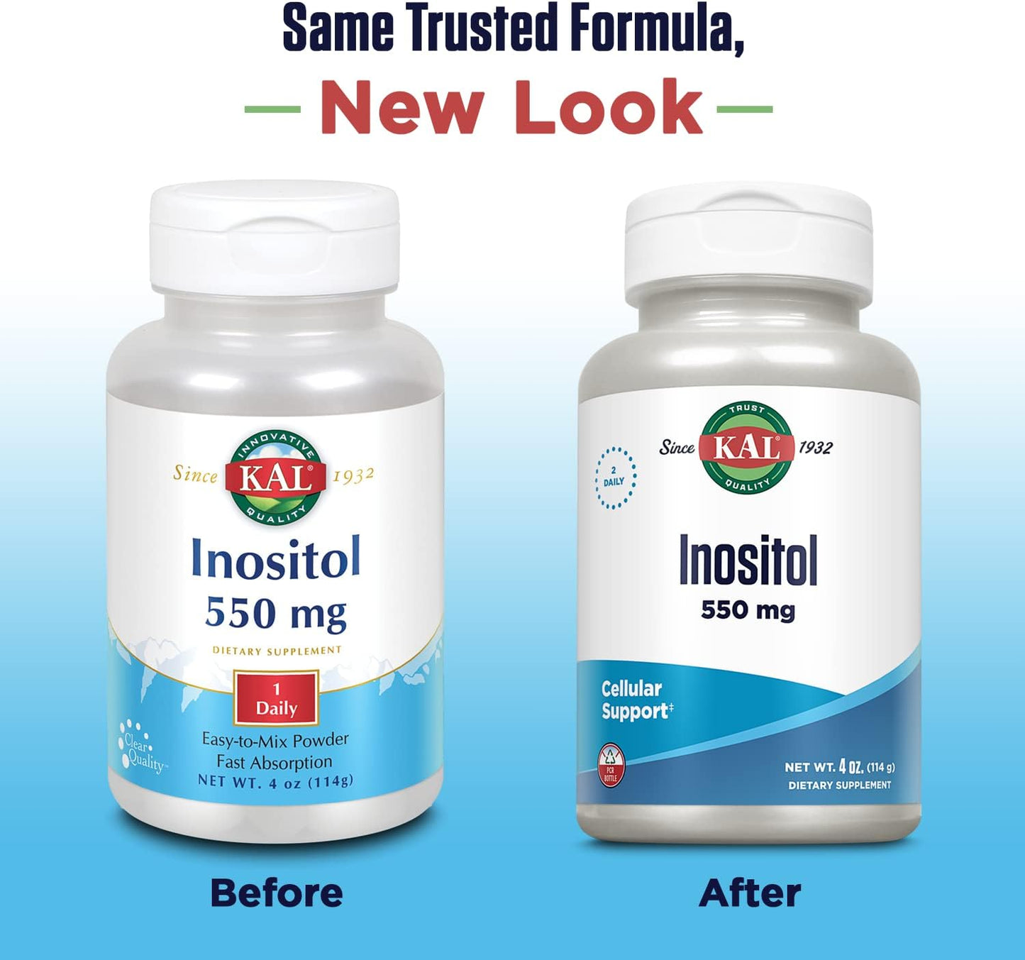 KAL Inositol Powder – 550 mg per Serving, Brain and Mood Support Supplement, 113 g (207 Servings) - görsel 2