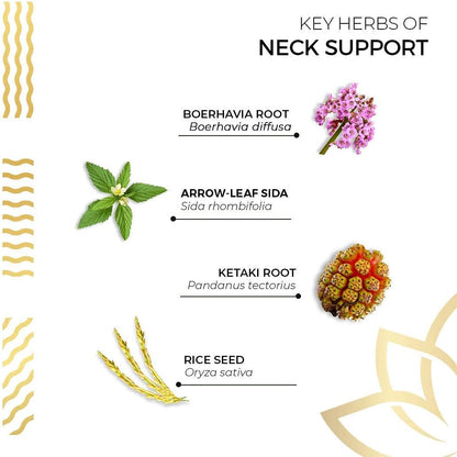 Kerala Ayurveda Neck Support Herbal Capsules - Ayurvedic Support for Neck, Shoulders, and Upper Back, 90 Capsules