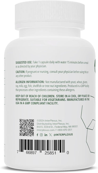 Seriphos - Phosphorylated Serine Adaptogen - Cortisol Supplement - 100 Capsules