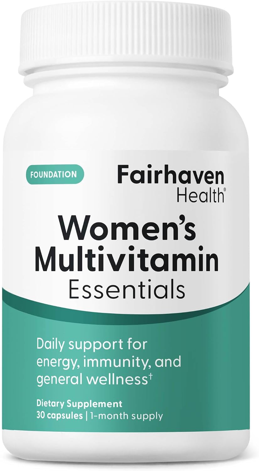 Fairhaven Health Women's Multivitamin Essentials | Once Daily Multivitamin for Women | Vegan, Gluten-free | 30 Capsules - görsel 1