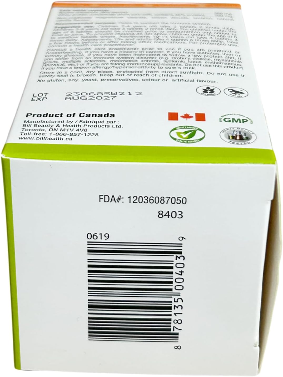 Bill Beauty Children's Colostrum - 90 Chewable Tablets - görsel 8