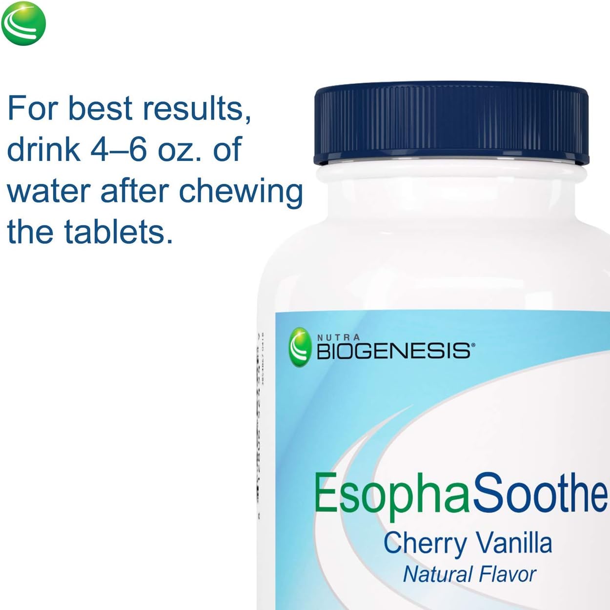 Nutra Biogenesis EsophaSoothe - Chewable Oesophageal Support with Magnesium, Potassium & Calcium for Men & Women - 60 Tablet Chews - görsel 7