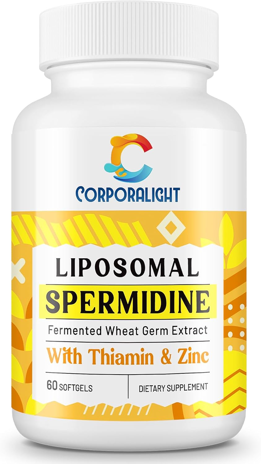 30mg Spermidine Supplement for Cellular Renewal & Longevity - Liposomal, High Absorption, 120 Softgels - görsel 8