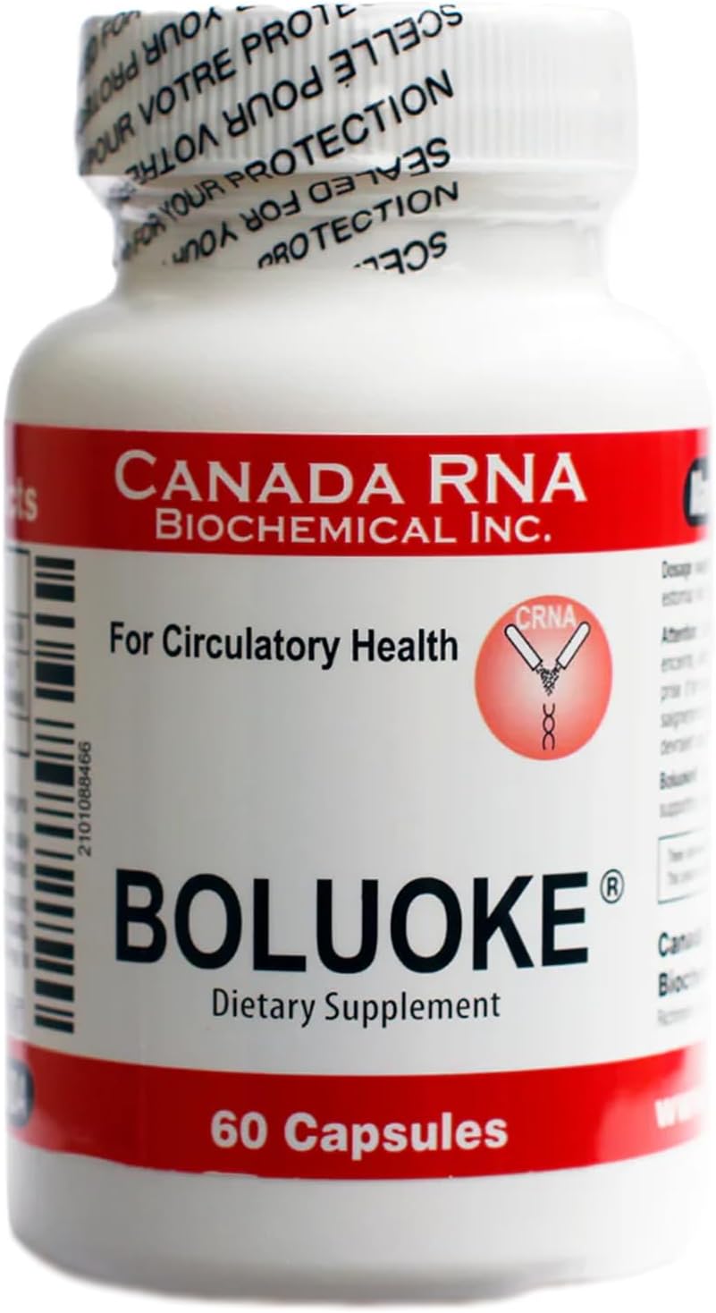 Canada RNA Boluoke (Lumbrokinase) for Circulatory Support 60 Capsules - görsel 1