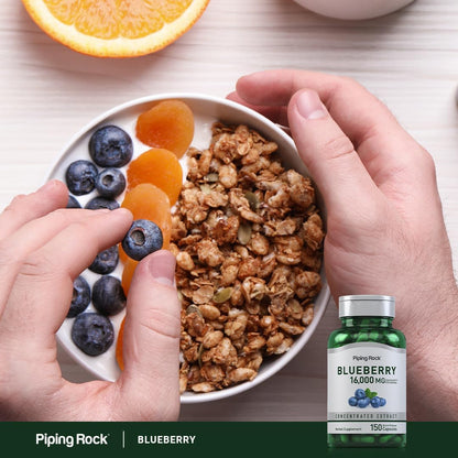 Piping Rock Blueberry Supplement – 150 Capsules – Non-GMO and Gluten-free