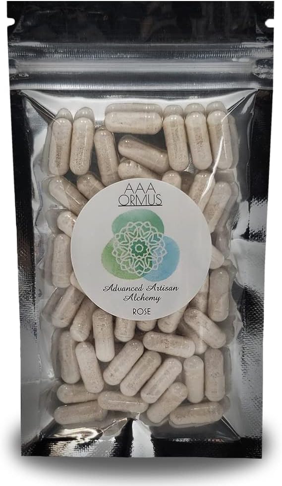 AAA Ormus Rose Capsules – Premium Ocean Mineral Blend (60 Count, Vegan) - görsel 1
