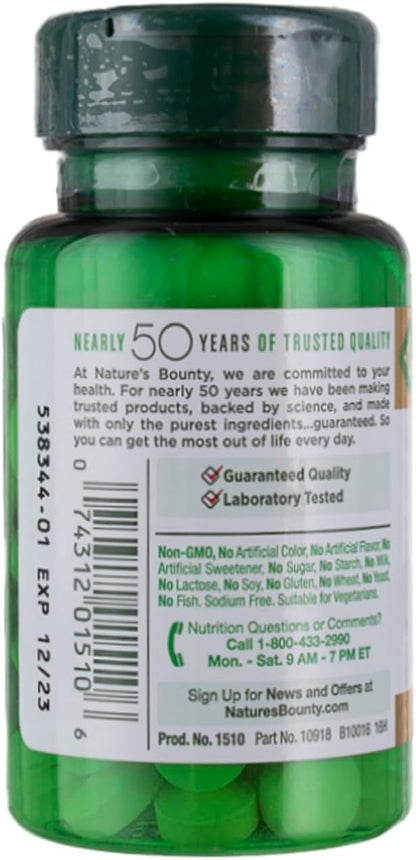 Nature's Bounty Vitamin C 500mg Tablets, 100 Tablets