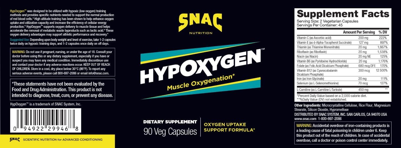 SNAC HypOxygen - Oxygenation Support Formula - görsel 2