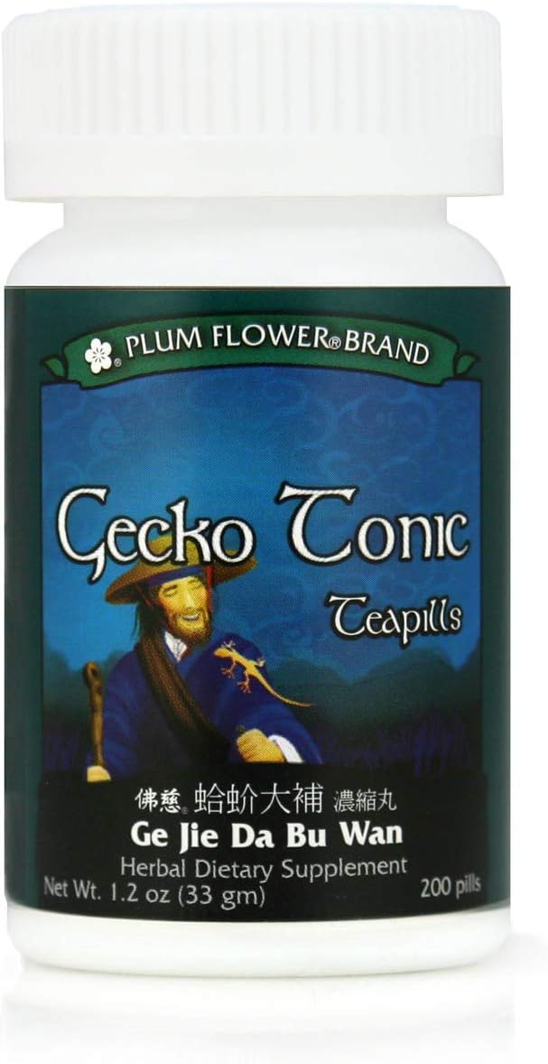 Gecko Tonic Teapills (Ge Jie Da Bu Wan) - 200 ct, Plum Flower - görsel 1