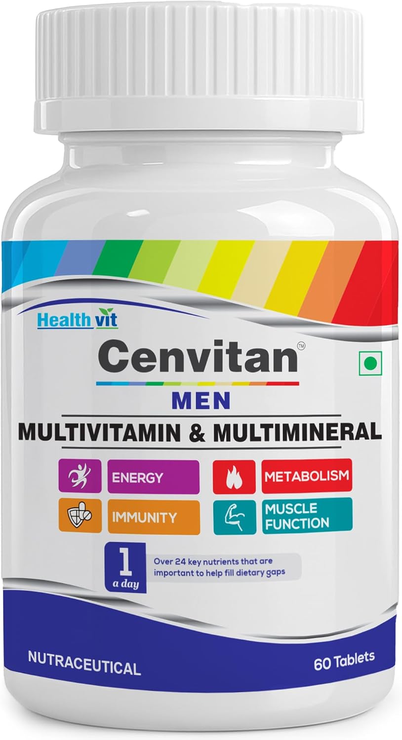 Healthvit Cenvitan Men Multivitamins and Multiminerals Tablets – 60 Count - görsel 1