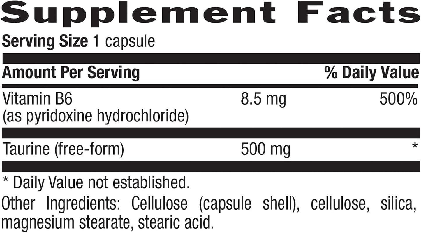 Country Life Taurine 500mg – 100 Capsules - görsel 2
