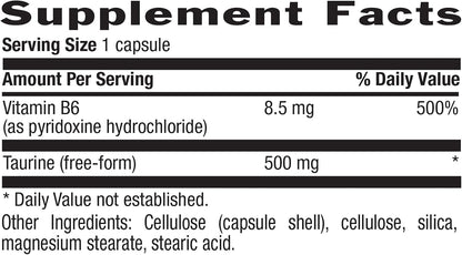 Country Life Taurine 500mg – 100 Capsules