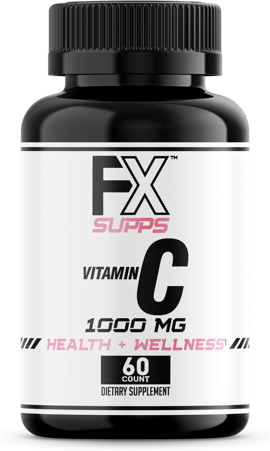 FXSUPPS Vitamin C 1000 mg - 100 Capsules, Vegan-Friendly - görsel 1