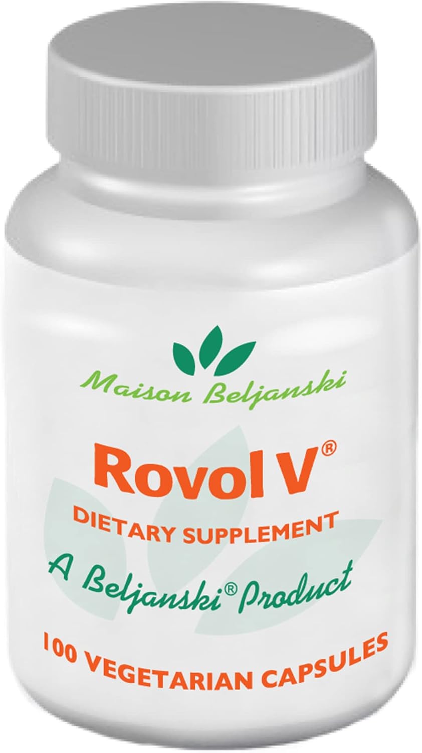 Beljanski® Products - Rovol V® Dietary Supplement - Rauwolfia Vomitoria Extract - 100 Capsules - görsel 1