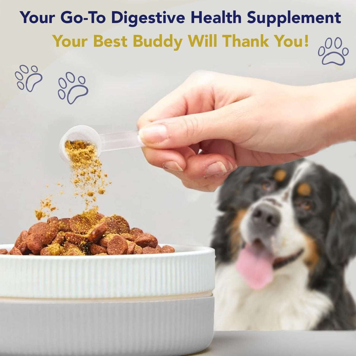 Probiotics for Dogs Digestive Health (Chicken & Bacon) - Probiotic Powder for Dogs - görsel 6