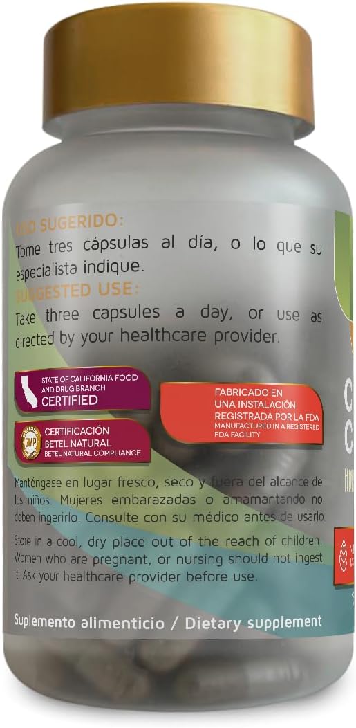 Betel Natural Horsetail Capsules | Cola de Caballo | 1500 mg | Healthy Nails, Skin and Hair - görsel 2