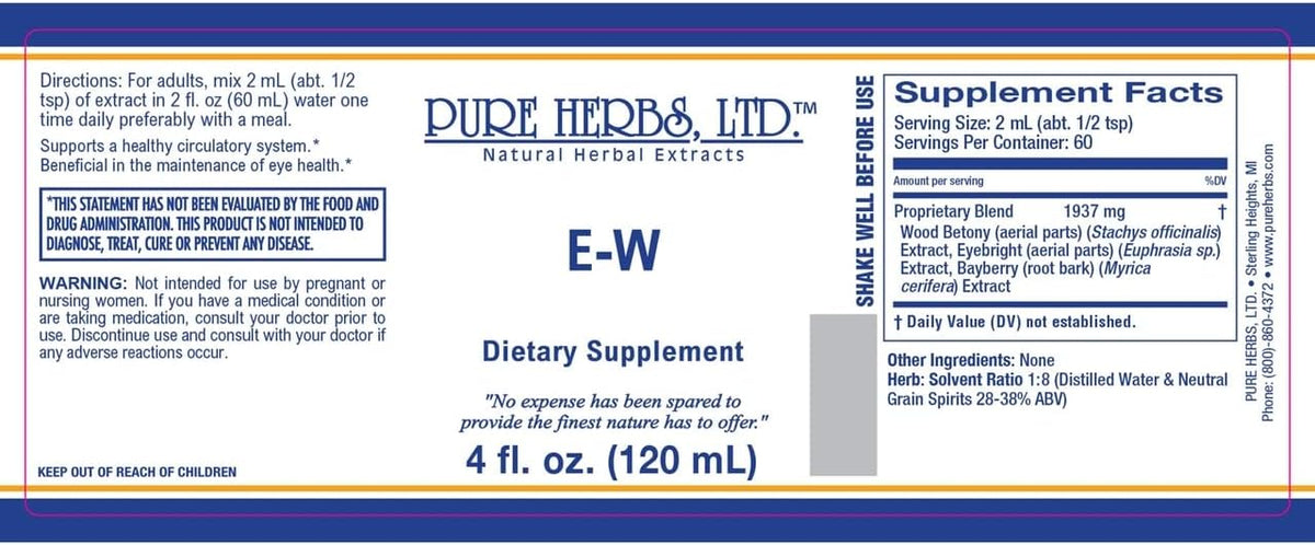 Pure Herbs, Ltd. E-W (118 ml) - görsel 1