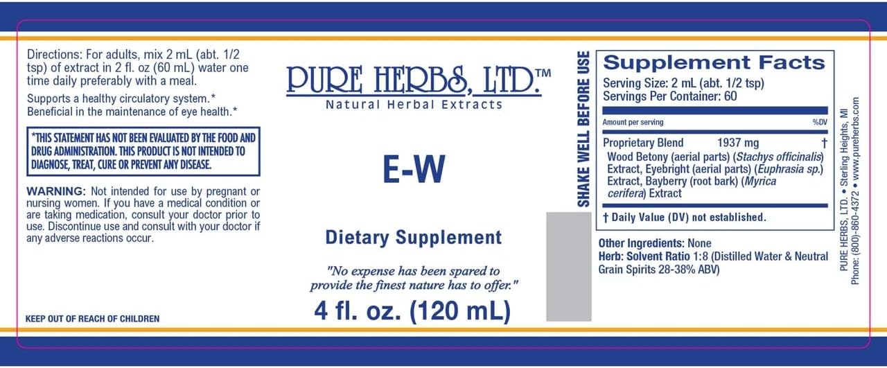 Pure Herbs, Ltd. E-W (118 ml) - görsel 1