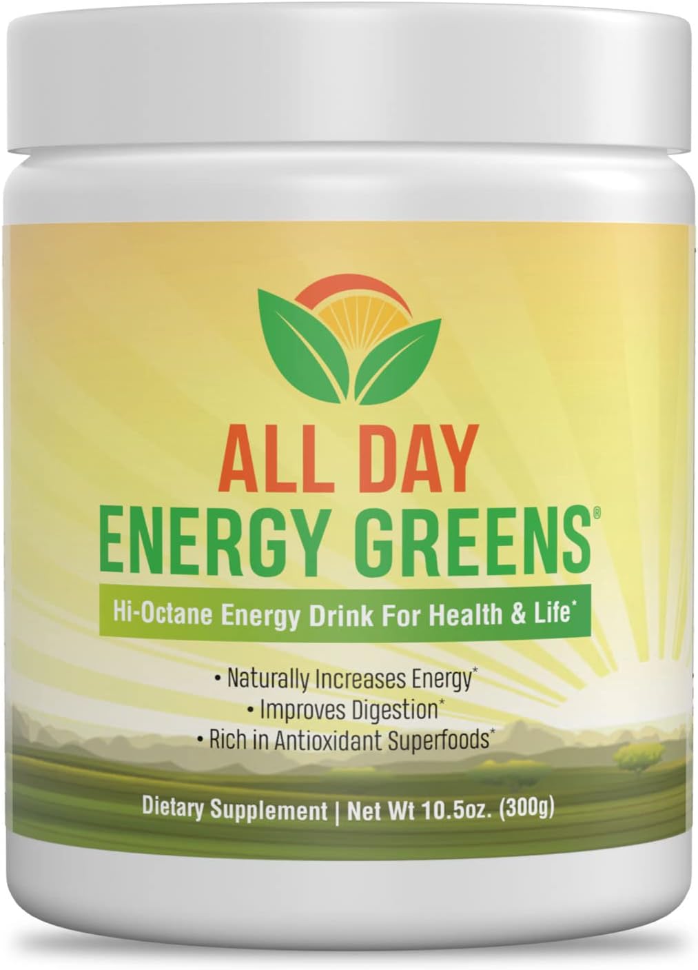 IVL - All Day Energy Greens - Supplement Powder Mix Drink, Greens Powder Superfood - Super Greens Blend for Optimal Nutrition, Energy & Digestion, Green Juice Superfood Boost - görsel 1