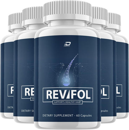 Revifol Hair Growth Support Supplement – 300 Capsules (Pack of 5)