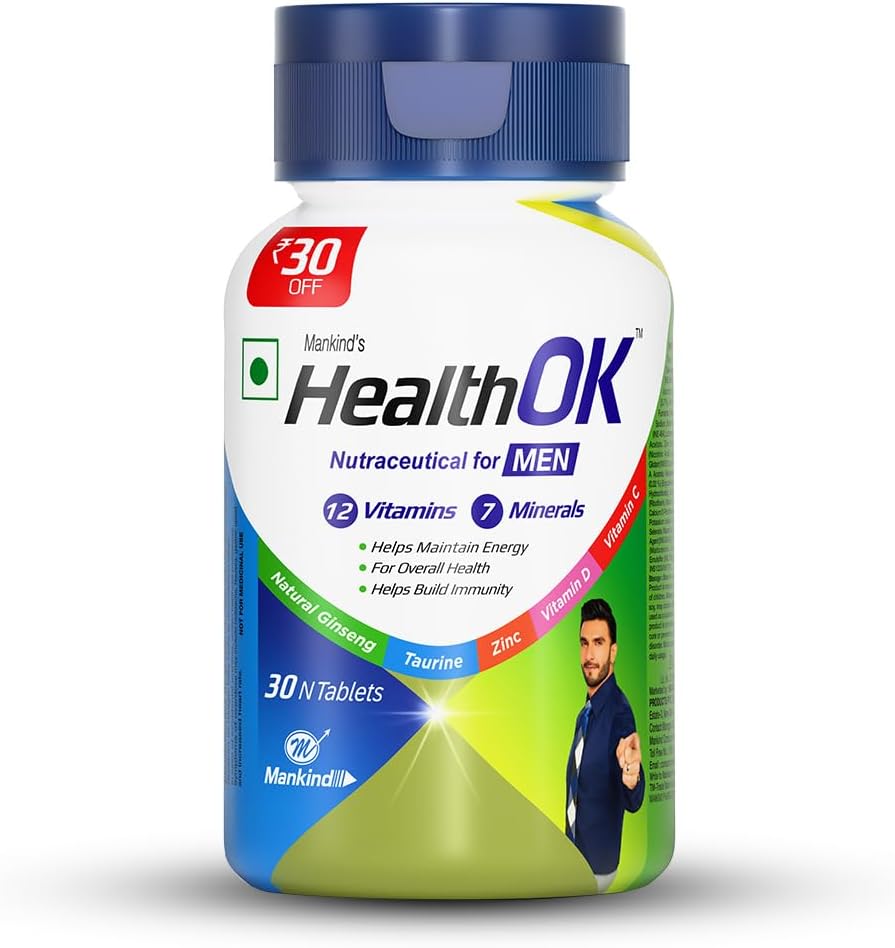 Mankind Health Ok Multivitamin, Multimineral and Amino Acids Supplement - görsel 1