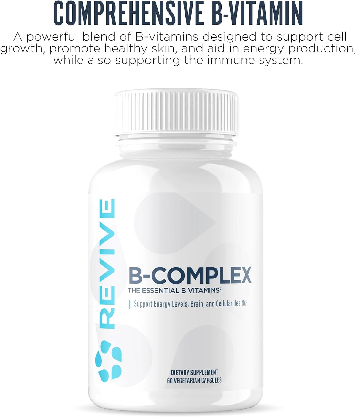 Revive MD Vitamin B Complex (60 Vegetarian Capsules) - görsel 3