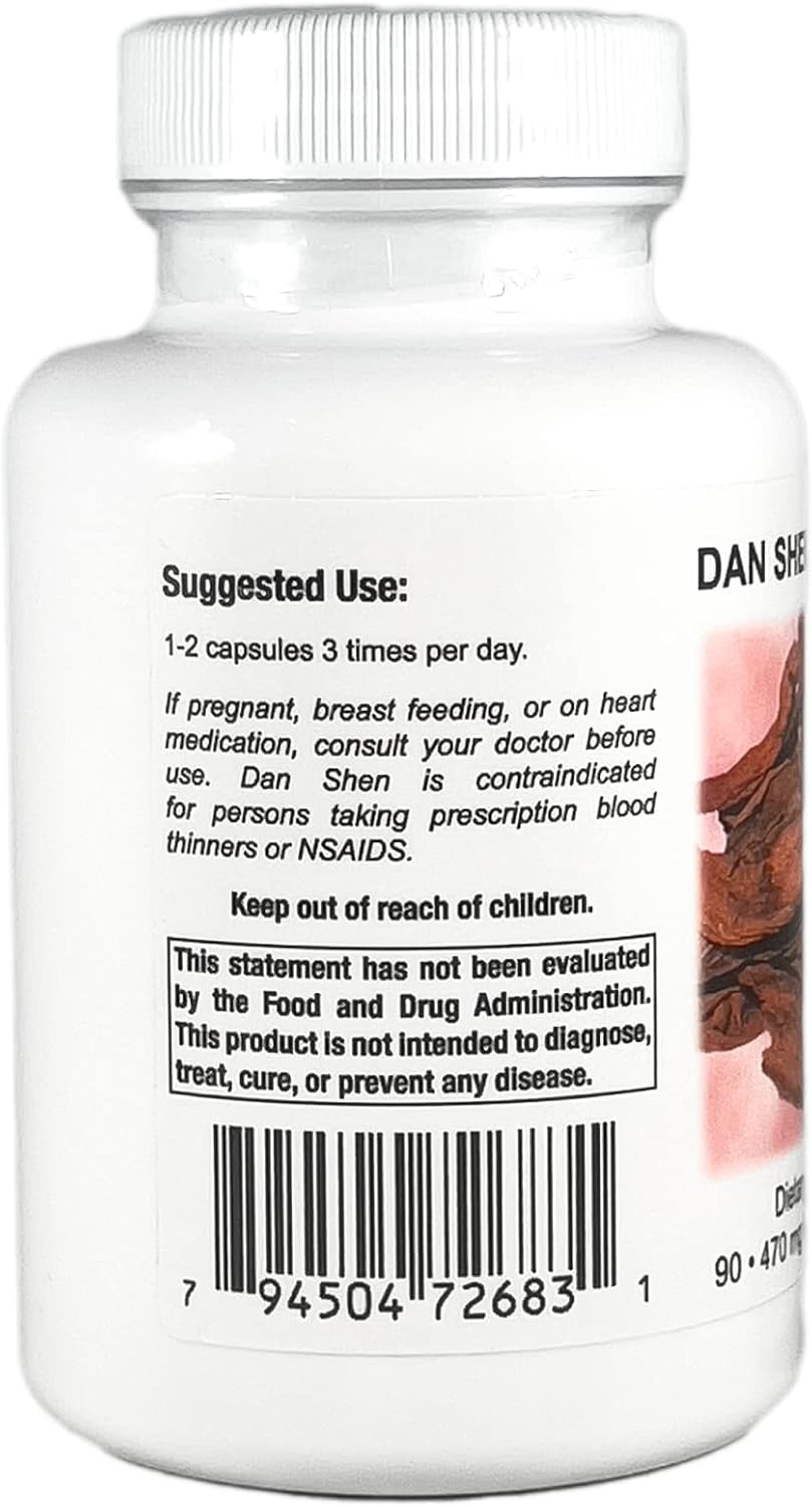 Supreme Nutrition Dan Shen Supreme - 90 Pure Red Sage Vegetarian Capsules - görsel 3
