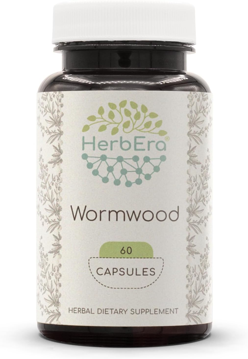 HerbEra Wormwood 120 Capsules, 400 mg - Dried Herb Supplement - görsel 6