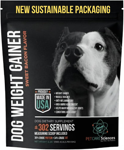 PET CARE Sciences Dog Weight Gainer - 5 lb (302 Servings)