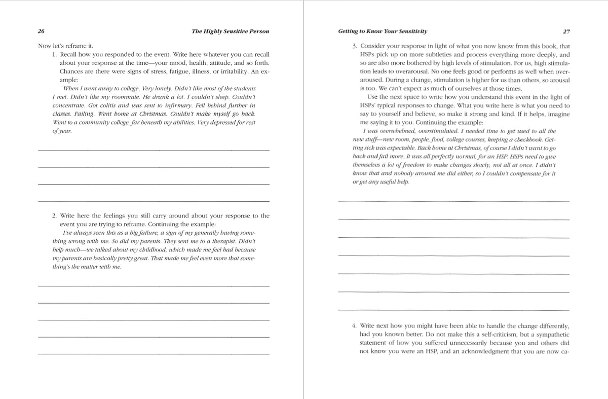 The Highly Sensitive Person's Workbook - görsel 3