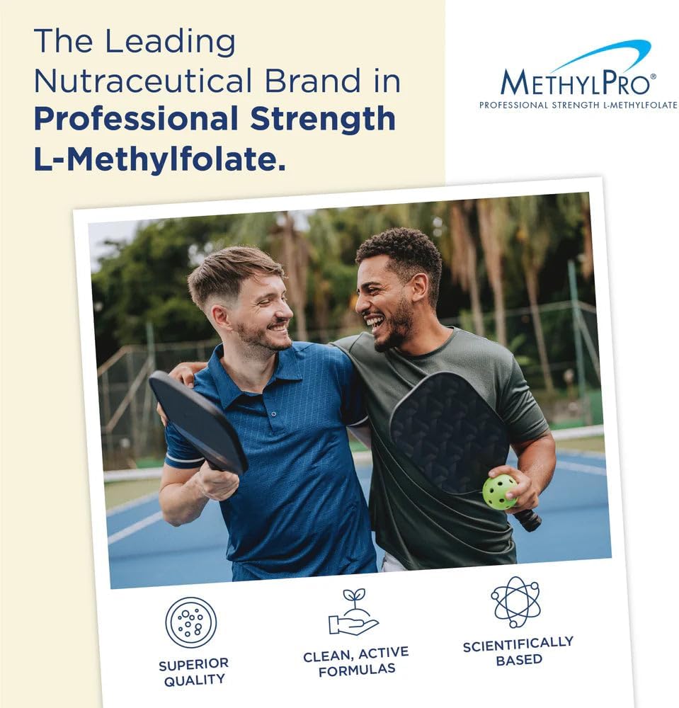 MethylPro Cofactors + L-Methylfolate 5 mg – Active Folate with B6, B12 & Magnesium for Healthy Methylation – 30 Capsules - görsel 3