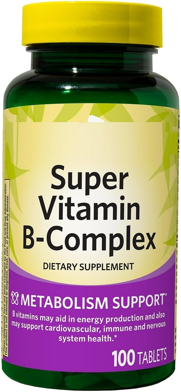 SEDLAV Super Vitamin B-Complex Tablets Food Supplement, 100 Count - görsel 1