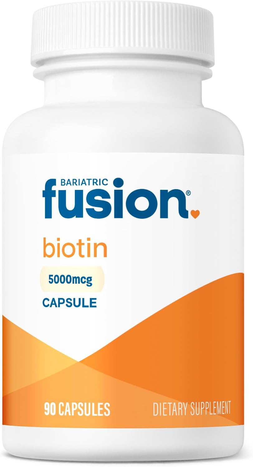 Bariatric Fusion Biotin 5,000mcg – 90 Easy-to-Swallow Capsules - görsel 1