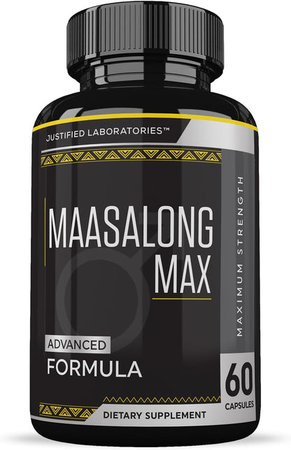 (2-Pack) Maasalong Max 1600mg Advanced Men's Health Formula, 120 Capsules