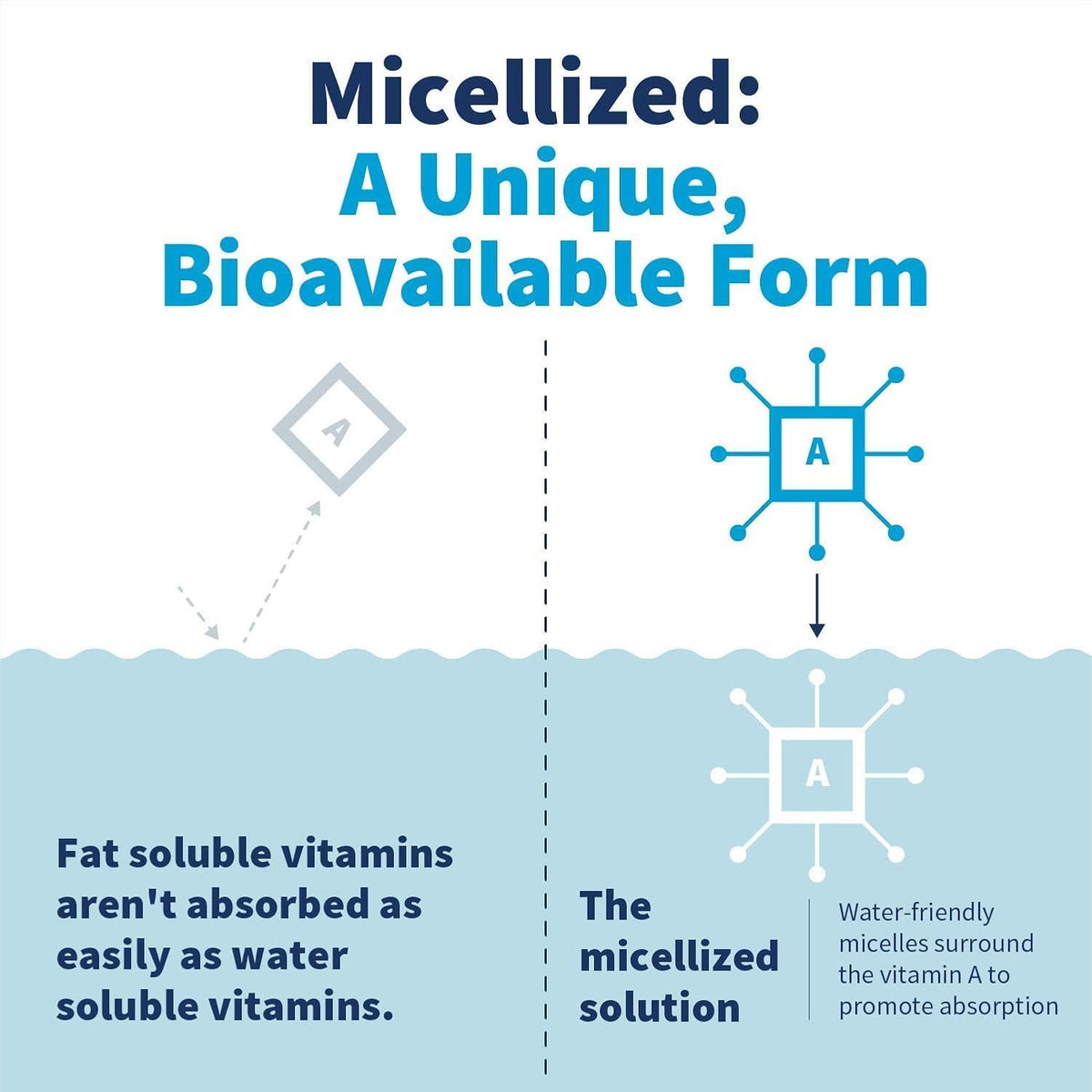 SFI Health Micellised Vitamin A Drops - Liquid Vitamin A Supplement with Beta Carotene & Vitamin A Palmitate - 30 ml (600 Servings) - görsel 4