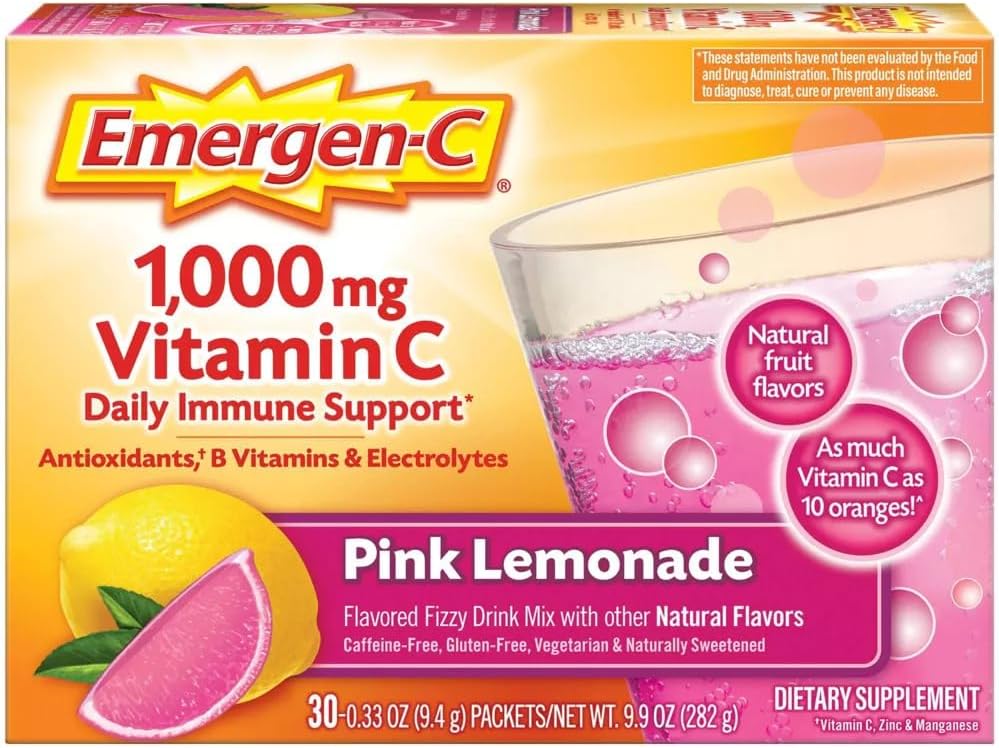 Emergen C Pink Lemonade 30 Sachets - görsel 2