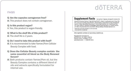 doTERRA Yarrow|Pom Capsules – Cellular Beauty Complex