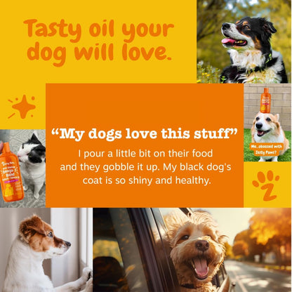 Zesty Paws Wild Alaskan Omega-3 Blend Pollock & Salmon Oil for Dogs and Cats (907 ml)