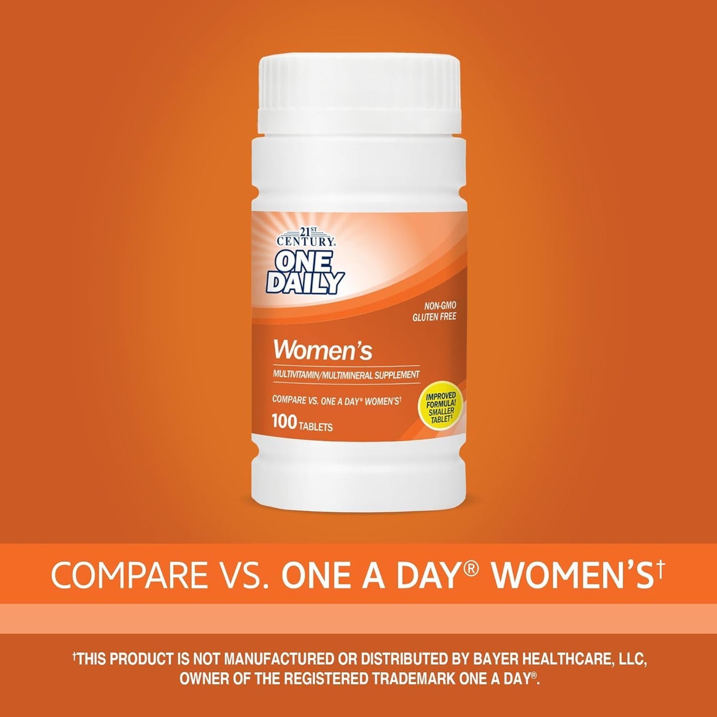 21st Century Women's One Daily Multivitamin Multimineral Supplement - 100 Tablets (Pack of 2) - görsel 4