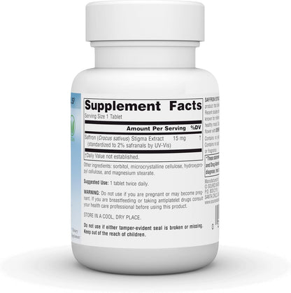 Source Naturals Serene Science Saffron Extract for Mood Support, 30 Tablets