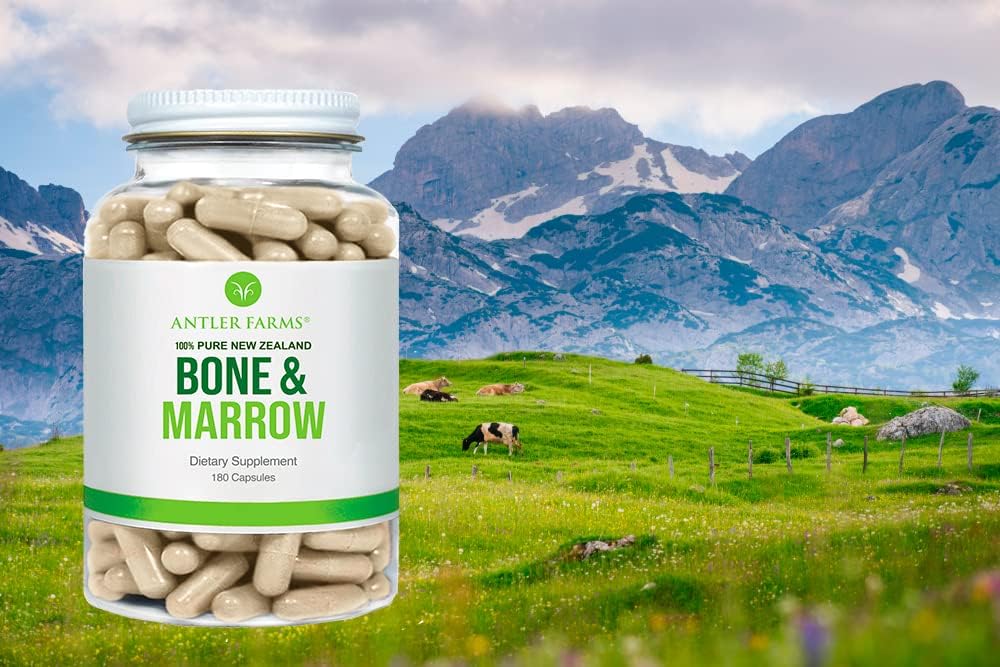 Antler Farms - 100% Pure New Zealand Bone & Marrow, 180 Capsules, 750mg - görsel 5