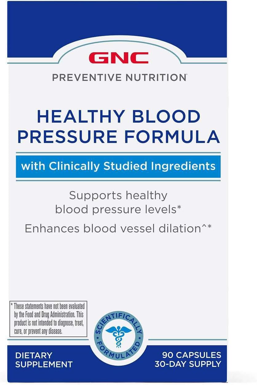 GNC Preventive Nutrition Healthy Blood Pressure Formula – 90 Capsules - görsel 2