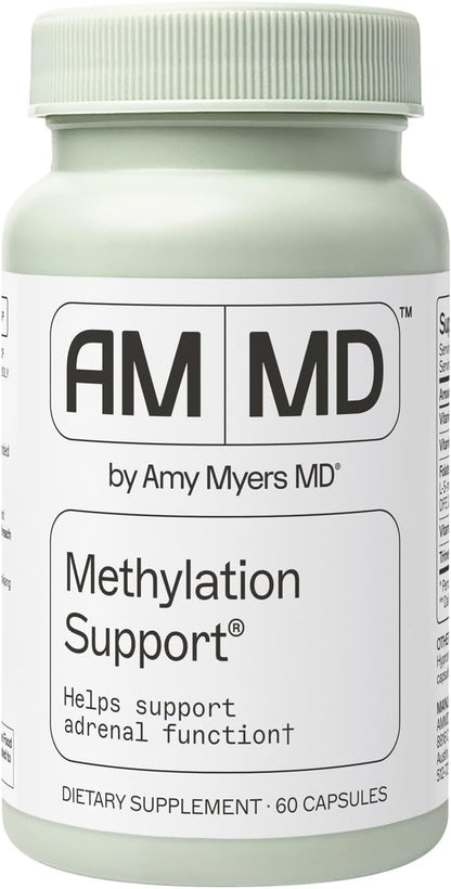 Amy Myers MD Methylation Support - MTHFR Supplement with Methylated B Vitamins, 60 Capsules