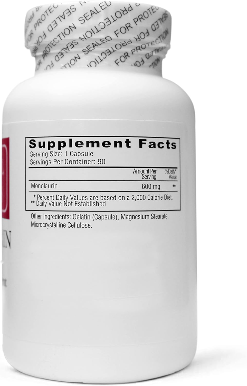 Ecological Formulae 600 mg Monolaurin – Two Bottles, 180 Capsules - görsel 6