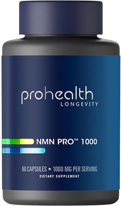 ProHealth NMN Pro 1000 – Uthever NMN, NAD+ Precursor (60 Capsules, 3 Pack)