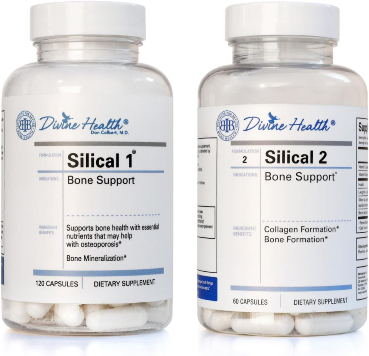 Divine Health Dr. Colbert MD Silical System - Bone Support & Flexibility, 30 Servings - görsel 1