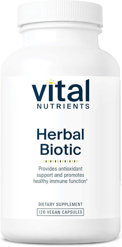 Vital Nutrients Herbal Biotic - Herbal Immune Support & Antioxidant Supplement, 60 Capsules
