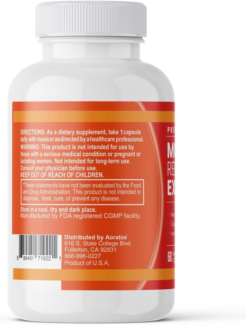 Aoratos Moro Red Orange - 60 Vegetable Capsules - görsel 3