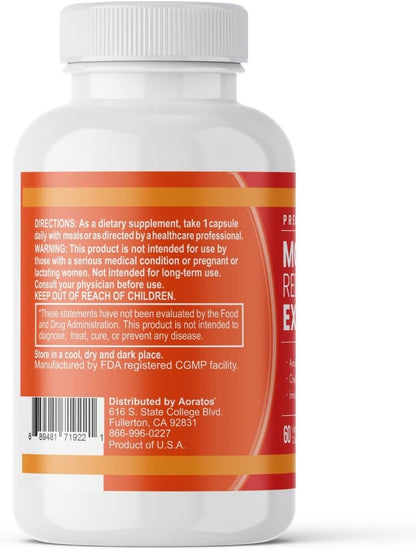 Aoratos Moro Red Orange - 60 Vegetable Capsules