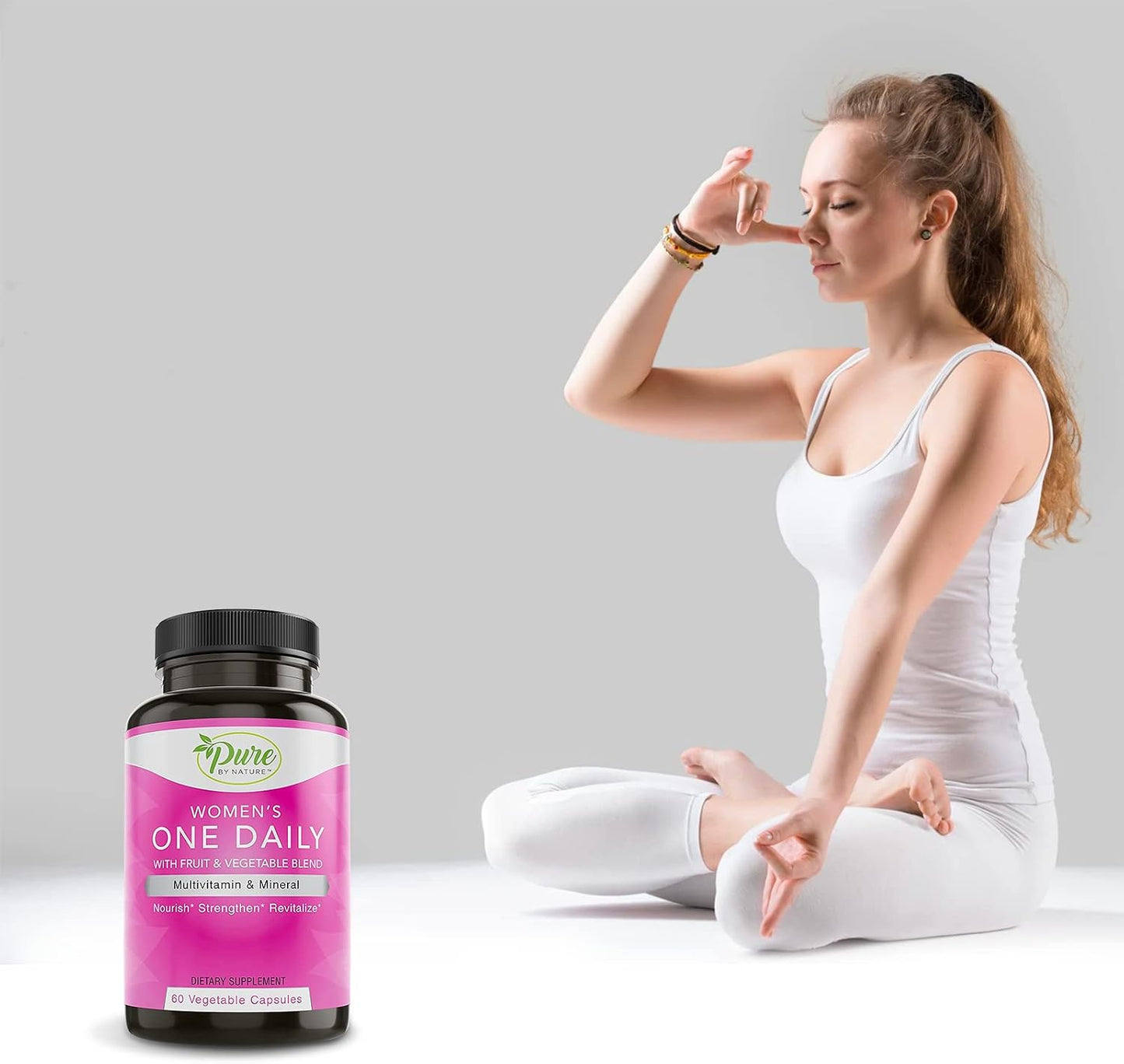Pure By Nature One-Daily Multivitamin for Women, 60 Tablets - görsel 6